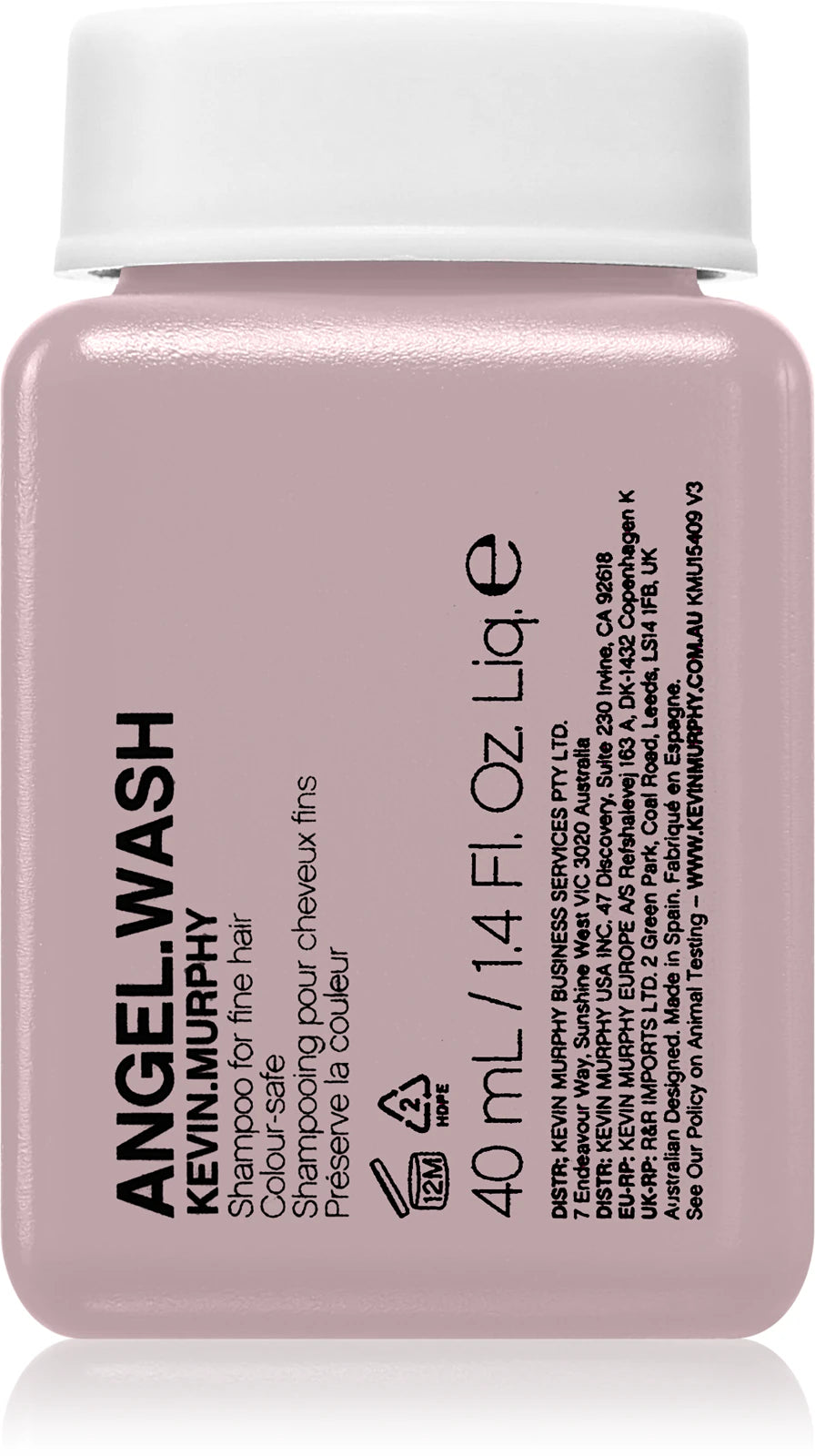 Kevin Murphy ANGEL.WASH – Regeneráló és volumennövelő sampon vékony szálú, festett hajra